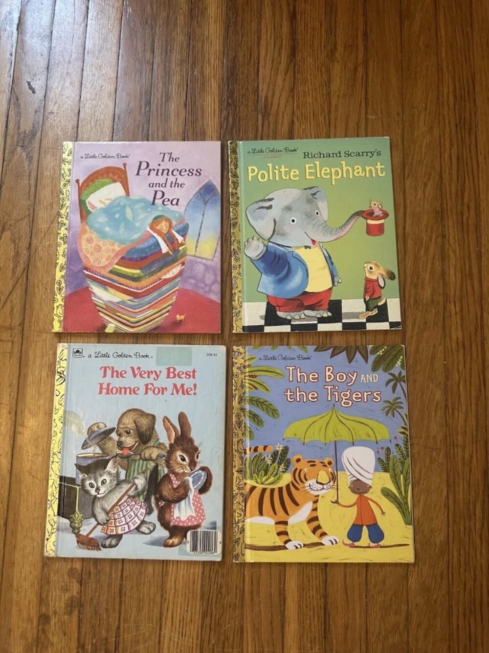 Little Golden Books Lot of 4
